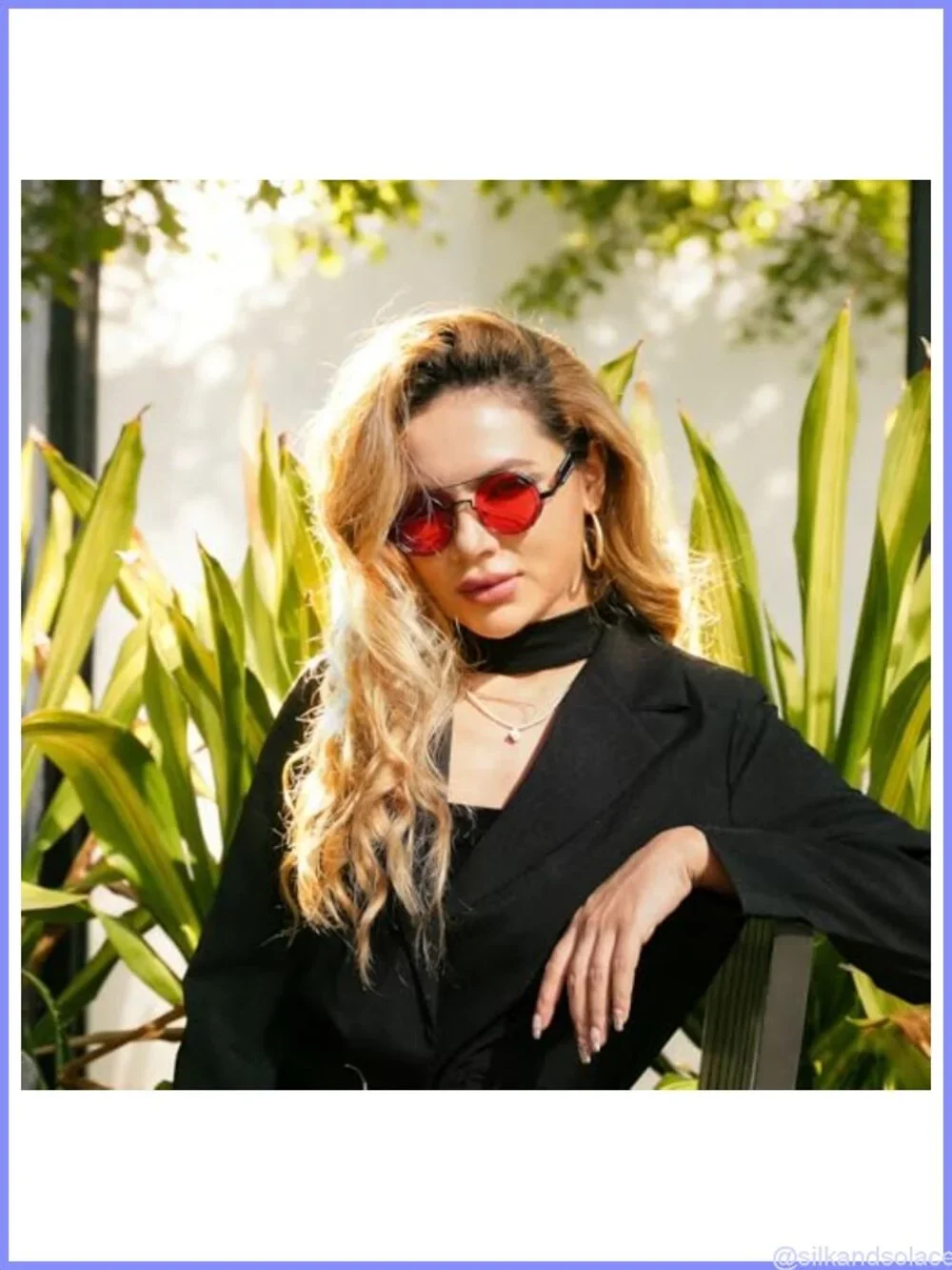 Round Metal Frame Steampunk Aviator Sunglasses UV400 Mirrored